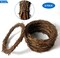 6 Pcs 10 Inch Natural Grapevine Wreaths frame, Vine Branch Wreath, Rattan Wreath for DIY Craft, Front Door Wall Hanging, Wedding and Party Decors